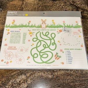 Spritz Color Your Own Placemats NWT 10 count x‎ 2 packs